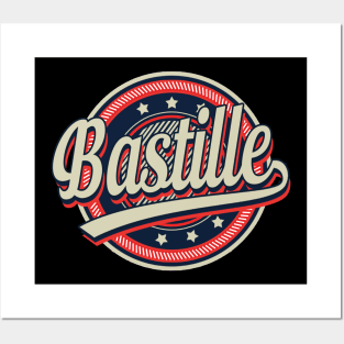 Graphic Aesthetic Bastille Proud Name Circle Vintage Art Posters and Art